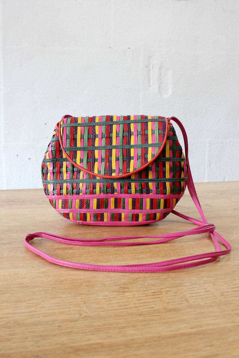 Sharif Woven Leather Delight Purse