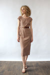 Cafe Au Lait Polka Dot Dress XS/S