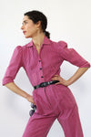 Blair Pinstripe Jumpsuit XS