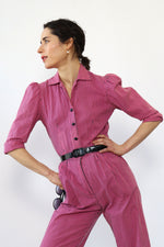 Blair Pinstripe Jumpsuit XS