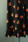 Bouquet Knit Wrap Dress S/M