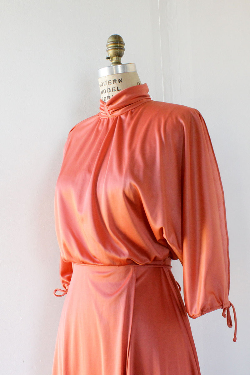 Rose Pink Slit Sleeve Dress XS/S