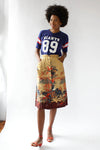 70s Nature Print Skirt XS