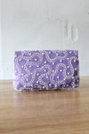 Beaded Lavender Magid Clutch