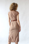Cafe Au Lait Polka Dot Dress XS/S