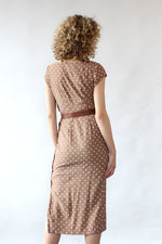 Cafe Au Lait Polka Dot Dress XS/S