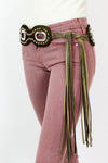 60s Studded Fringe Belt