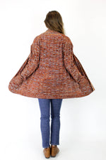 vintage long sweater jacket