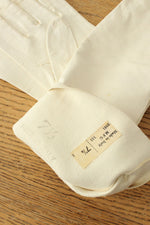 Italian Leather Long Ivory Gloves
