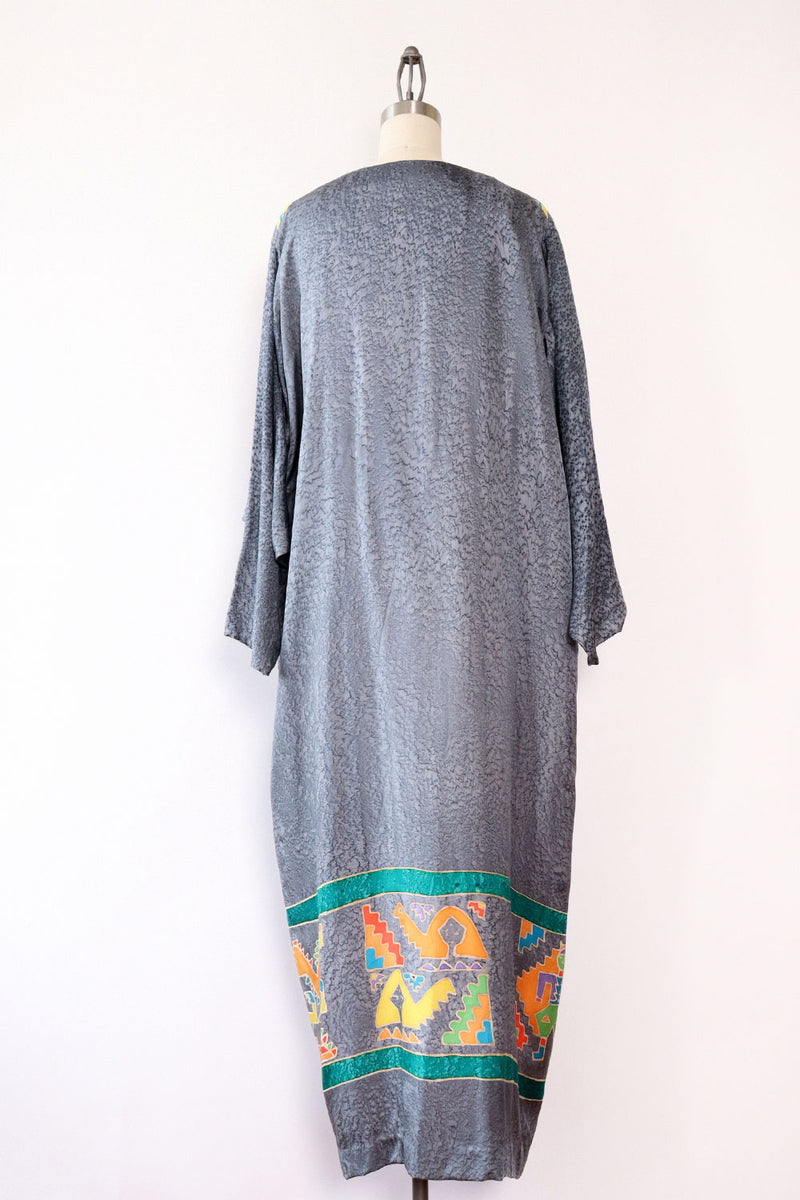 Silk Fish Batik Caftan OS