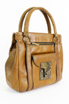 medieval locking handbag
