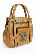 medieval locking handbag