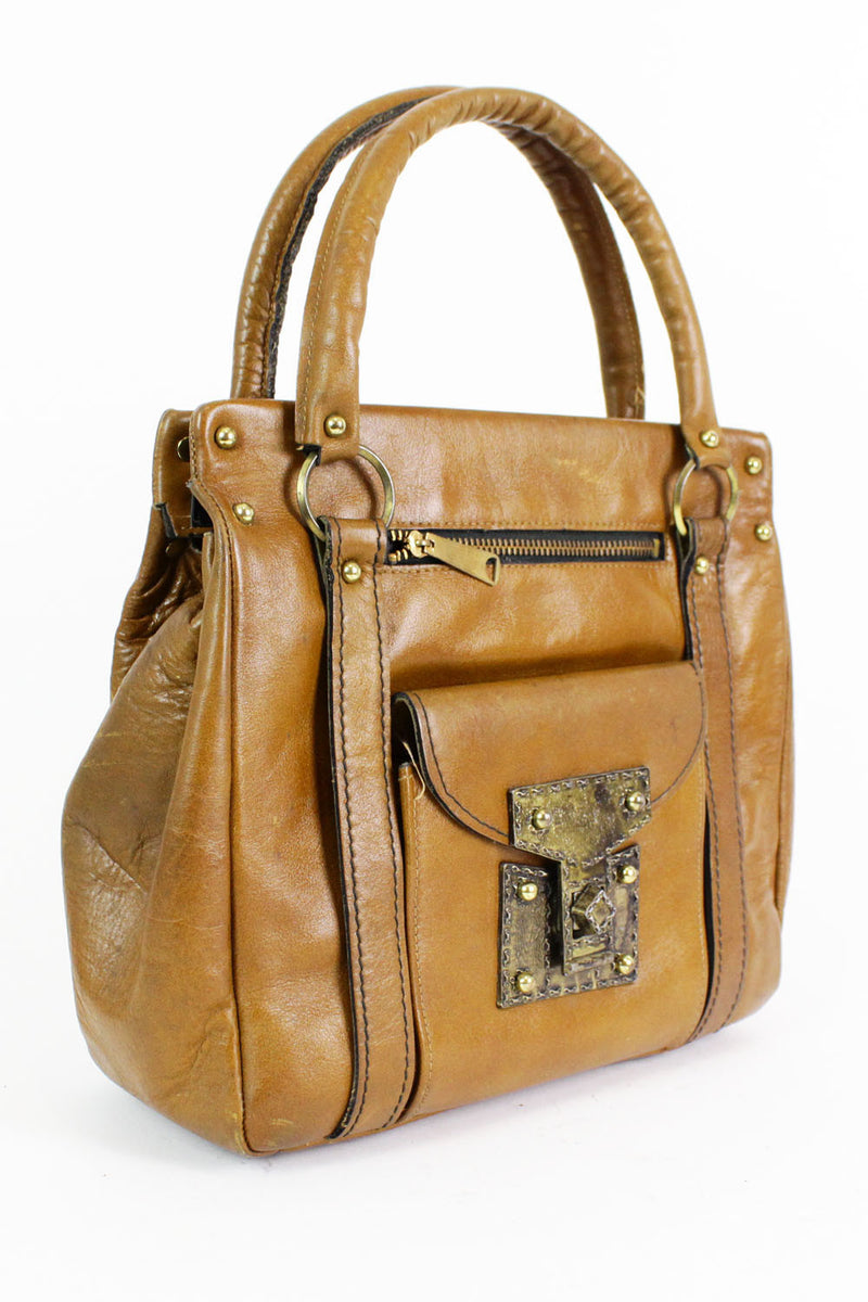 medieval locking handbag