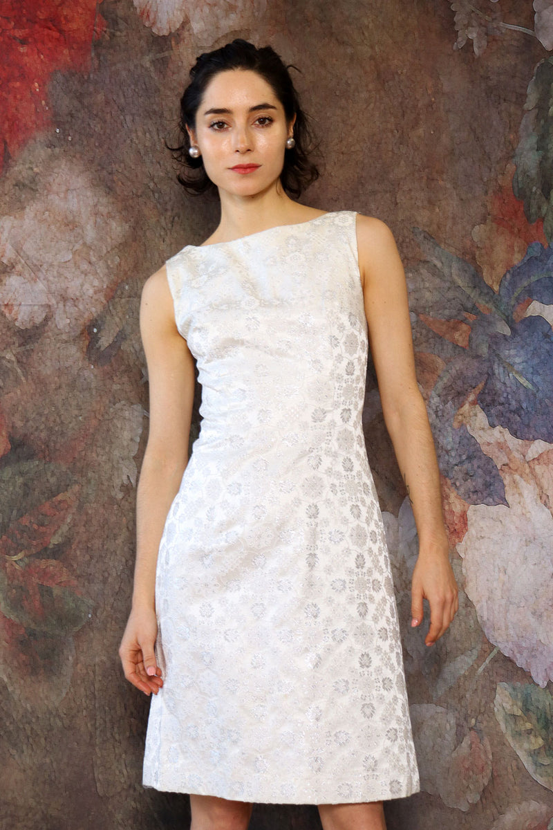 Silver Snow Brocade Ensemble S