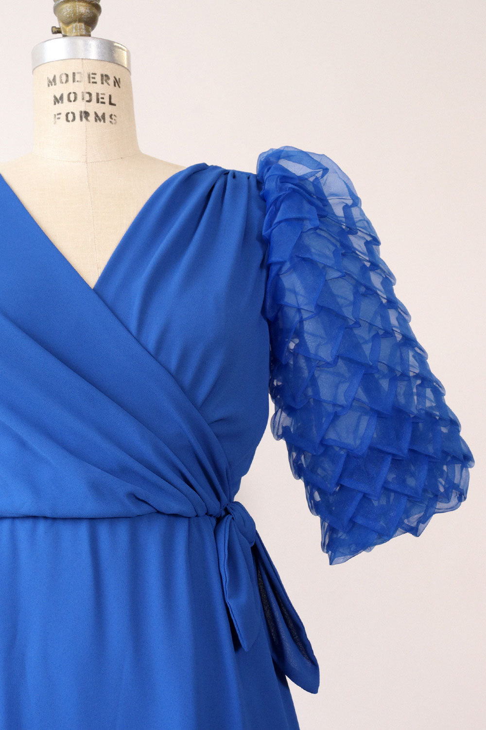 Cobalt Pleat Miss Elliette Maxi Dress XS/S