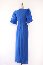 Cobalt Pleat Miss Elliette Maxi Dress XS/S