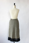 Houndstooth Fringe Skirt XS/S