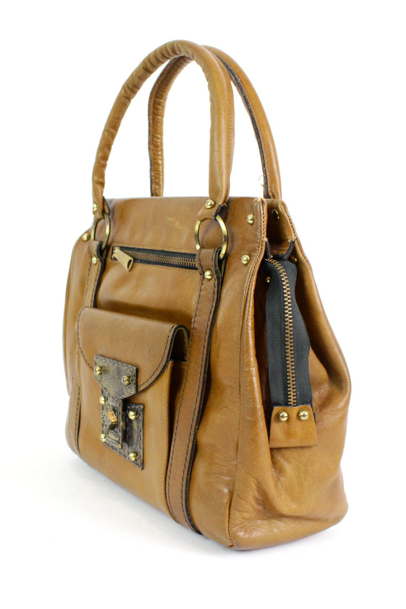 medieval locking handbag