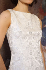 Silver Snow Brocade Ensemble S
