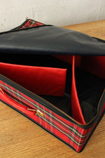 Plaid Collapsible Suitcase