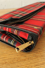 Plaid Collapsible Suitcase