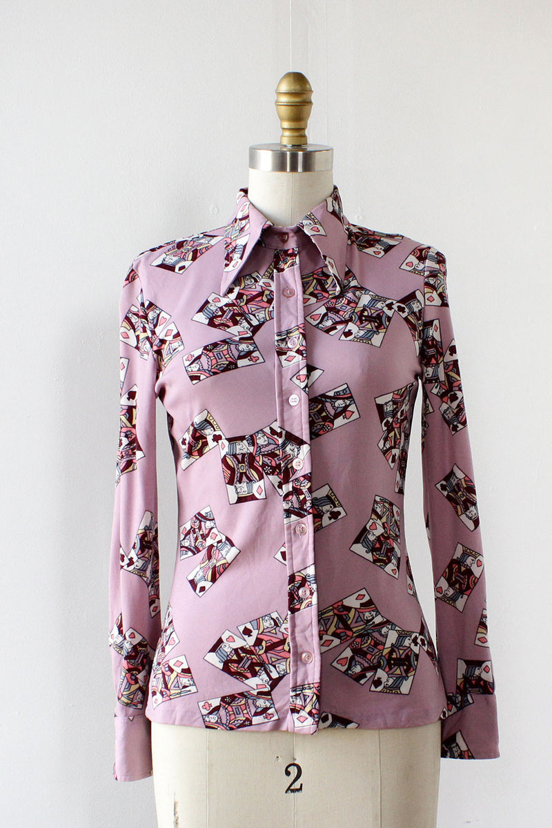 Queen of Kings Novelty Top XS/S