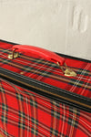 Plaid Collapsible Suitcase