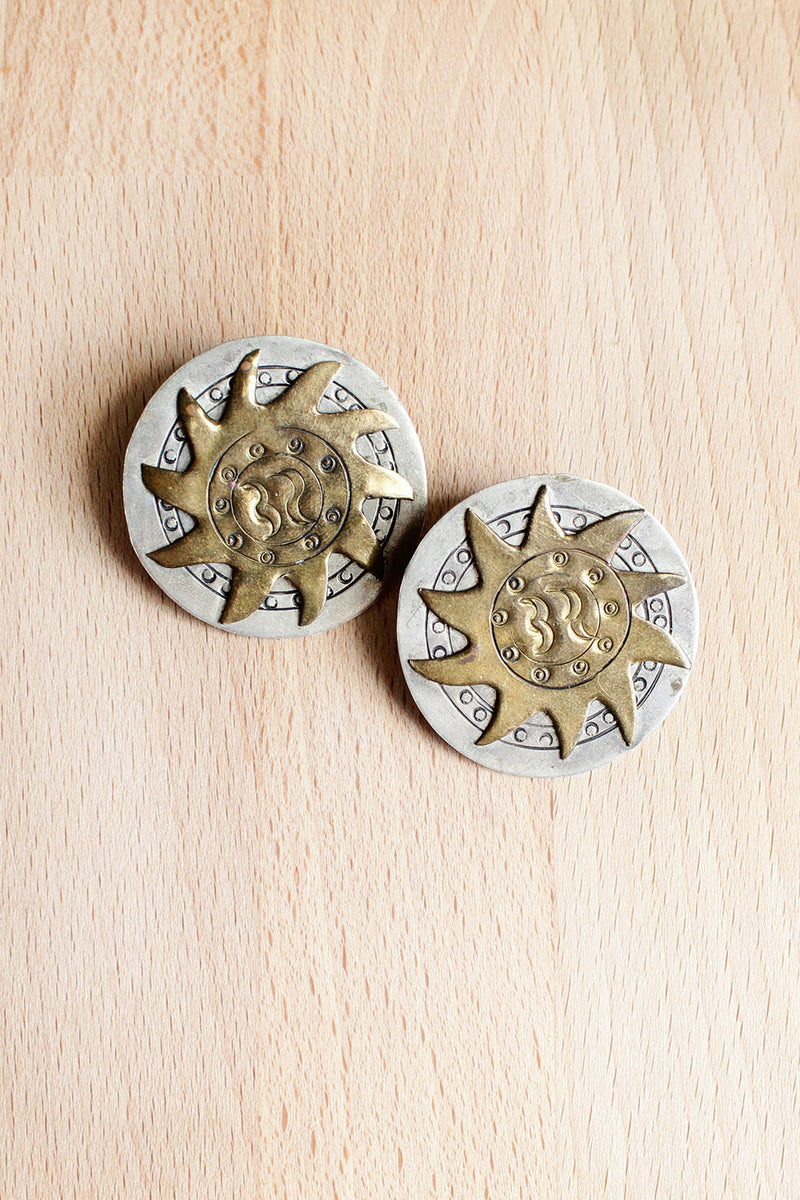 Sun Goddess Stud Earrings