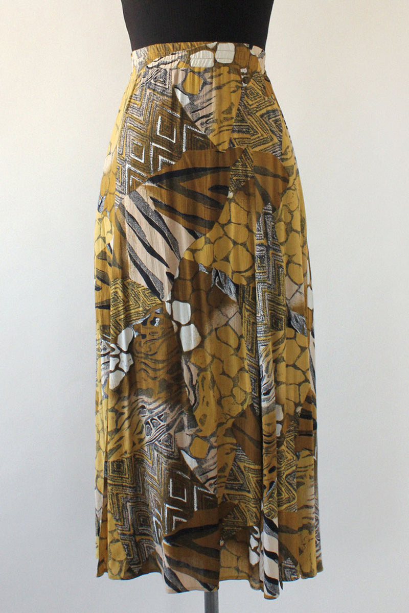 Rafaella Goldtone Skirt M-XL