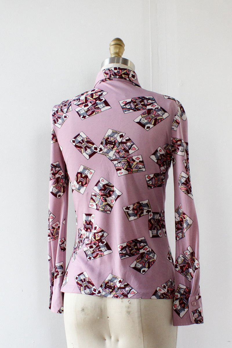 Queen of Kings Novelty Top XS/S