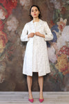 Silver Snow Brocade Ensemble S