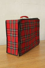 Plaid Collapsible Suitcase