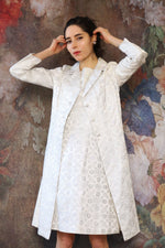 Silver Snow Brocade Ensemble S