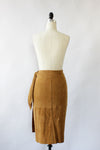 Buttery Suede Wrap Skirt XS/S