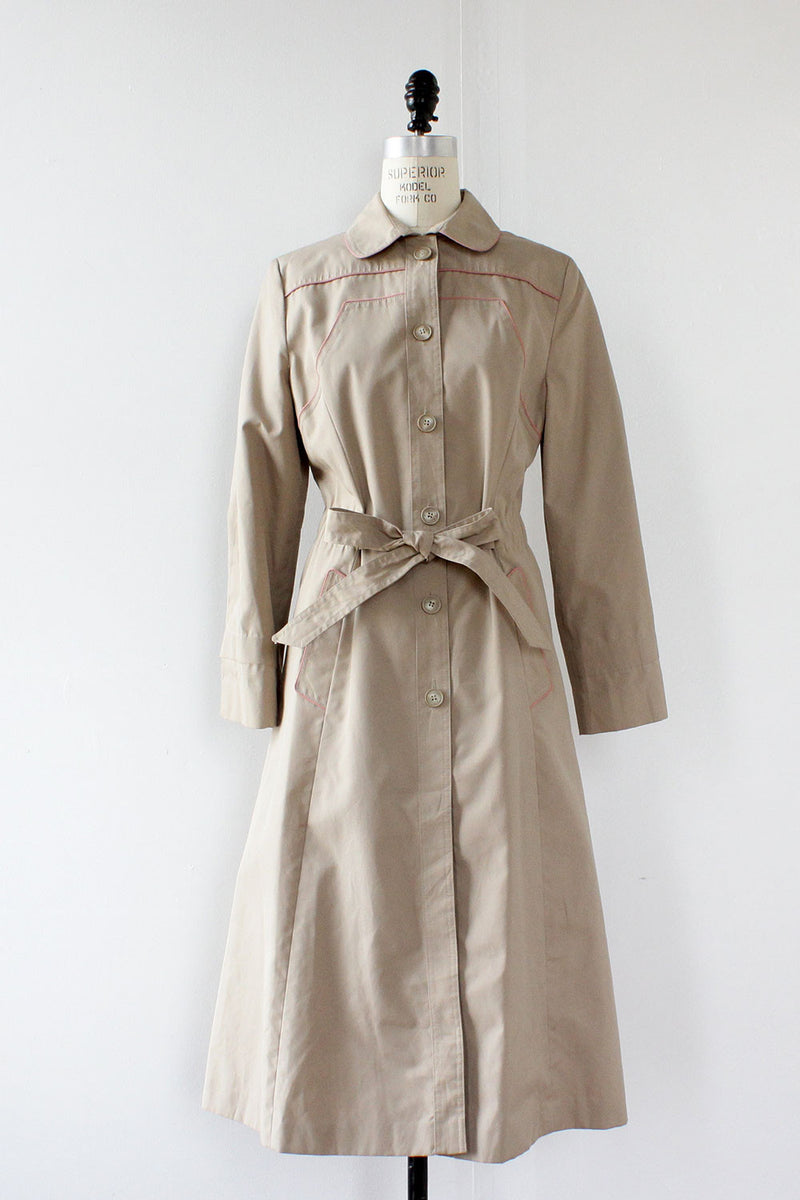 Pink Trim Trench M