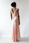 Rose Silk 1940s Gown S/M