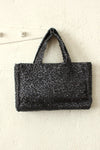 Y2K Gunmetal Beaded Purse