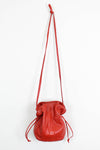 Buttery Leather Mini Bucket Bag
