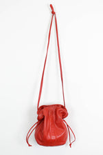 Buttery Leather Mini Bucket Bag