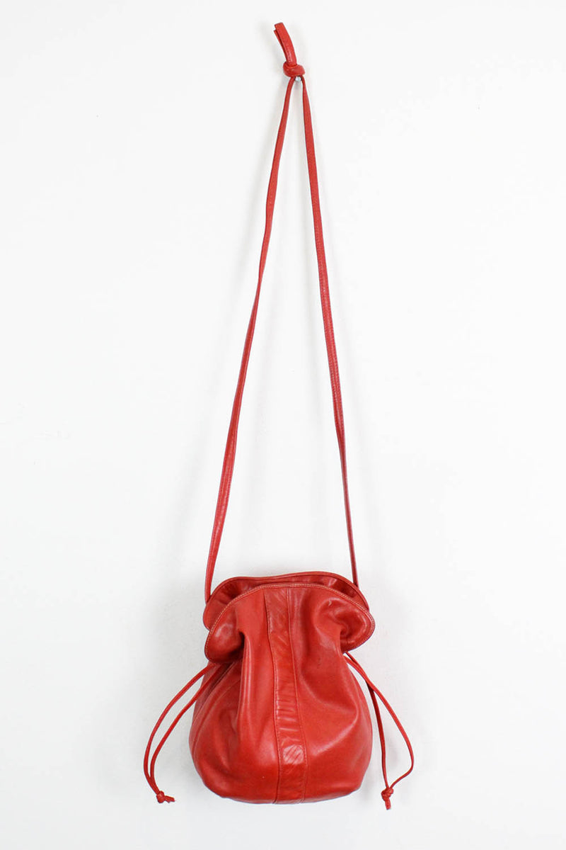 Buttery Leather Mini Bucket Bag