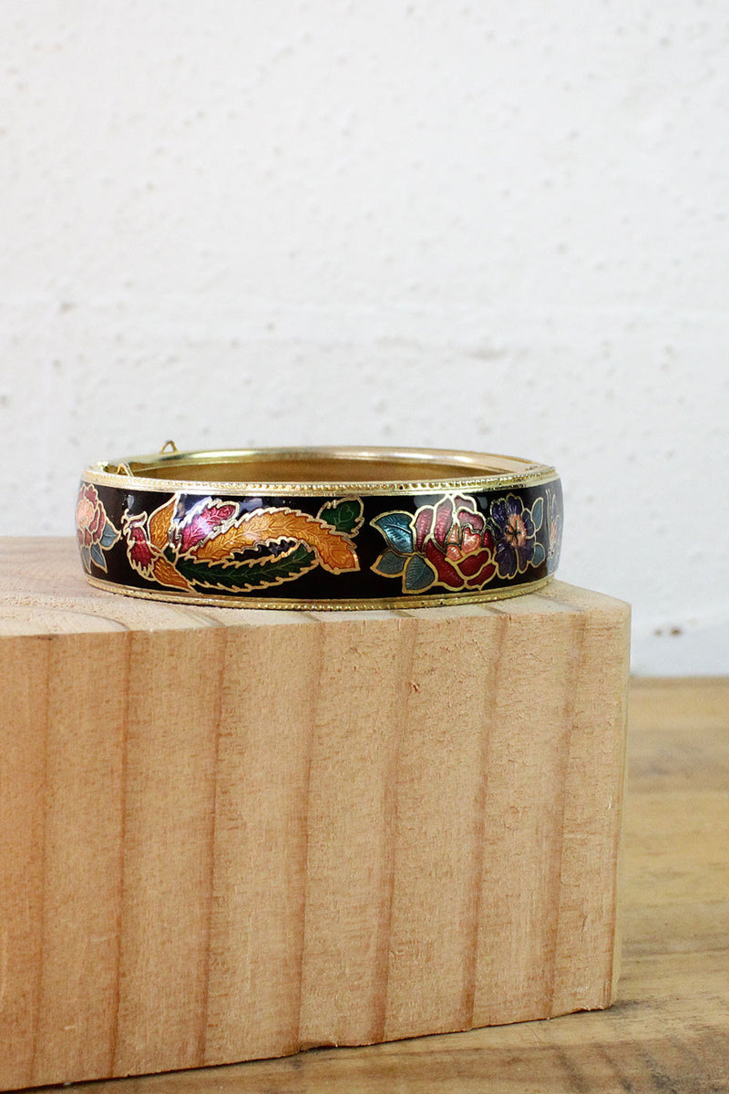 Enameled Cockatoo Bangle