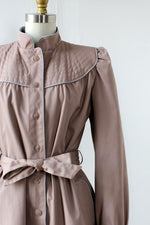 Maude Quilted Trench Coat S