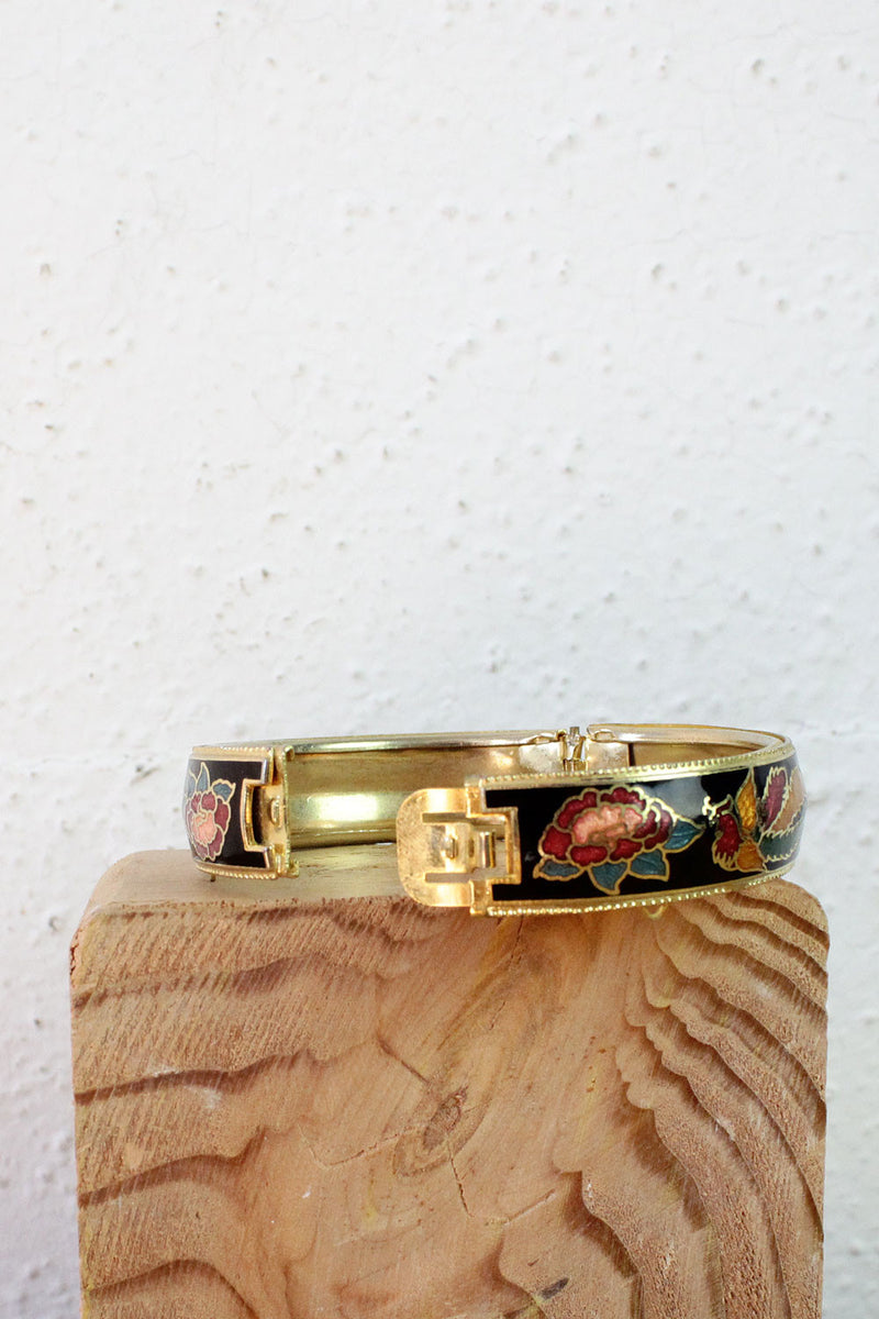 Enameled Cockatoo Bangle