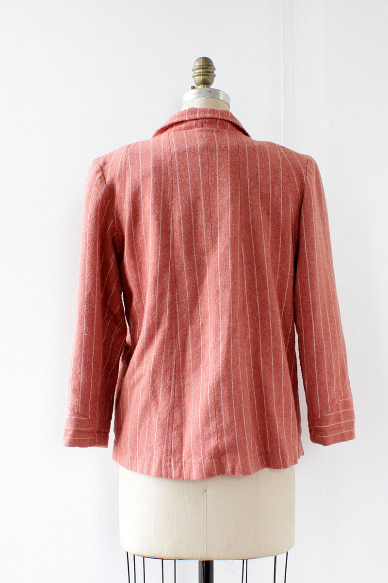 Pink Pinstripe Blazer M
