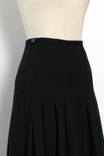 Sonia Rykiel Wool Pleat Skirt S