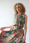 Birds of Paradise Belted Dress L/XL
