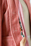 Pink Pinstripe Blazer M