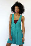 Teal Soutache Romper S