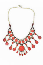 Coral Bib Necklace