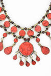 Coral Bib Necklace